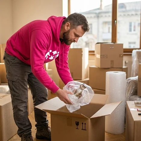 Ambalare sigură, inclusă în fiecare proiect de mutare gestionat de Mutari.md