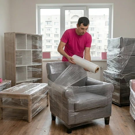 Folie stretch pentru o relocare fără deteriorări